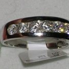 Genuine Briolite Wedding Journey Ring Sz 5 6 7 8 9 10