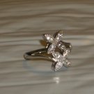 Florida Twin Palm Marcasite Ring Size 6.5