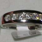 Genuine Briolite Anniversary Journey Ring Sz 5 6 7 8 9