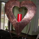 COPPER  HART with candle