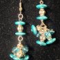 Turquoise and Silver Necklace Set