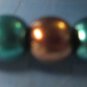 Aqua & Brown Bracelet