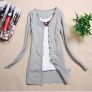 New Simple Style Fashion Womens Cardigans SZ S Women Cardigan Long Sleeve Cool