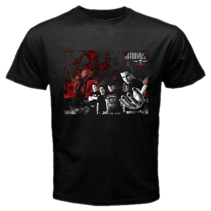 Avenged Sevenfold Member Emo Punk Rock Band Mens T-Shirt S to XXXL