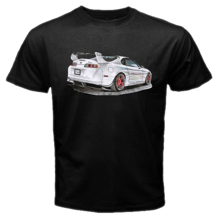 Supra JDM Cartoon Toyota TRD Cars Import Tuner Street Racing Men T ...