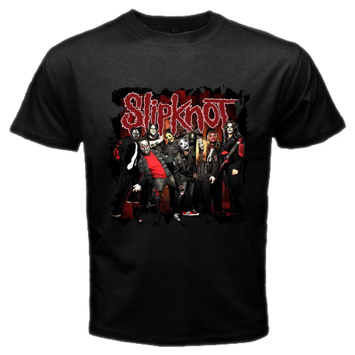 Slipknot American heavy metal band Psychosocial Duality Unsainted Men T ...