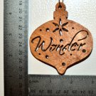 Wonder Christmas Ornament