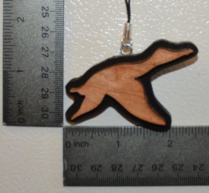 Zipper Pull Flying Duck