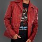 Fight Club Red Genuine Leather Jacket