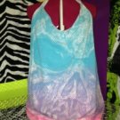 OOAK women's plus size skull tank top punk DIY corset malus gypsy soul clothing XL