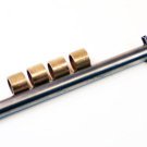 Star Peanut Roaster Drum Shaft w/pin and Bearings