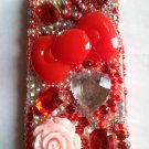 Red bow bling Case Cover for New Iphone 5