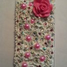 Case Handmade Iphone 5 Bling Cover Deco Sugar Rose