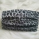 Homemade Face MASK Fabric Cloth Reusable Reversible Washable Black Leopard Print