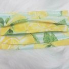 Homemade Face MASK- Fabric Cloth  Reusable Reversible Washable Lemon sunshine