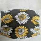 Homemade Face MASK- Fabric Cloth  Reusable Reversible Washable Daisies