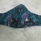 Homemade Face MASK- Fabric Cloth  Reusable Reversible Washable Black Panther
