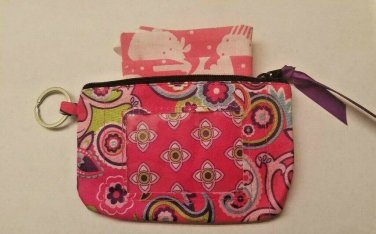 Face Mask Case/ Protector -Wallet and Pocket size w/key chain/ plus mask