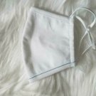 Homemade Face MASK- Fabric Cloth  Reusable Reversible Washable Child white mask