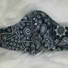 Homemade Face MASK- Fabric Cloth  Reusable Reversible Washable PAISLEY