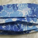 Homemade Face MASK- Fabric Cloth  Reusable Reversible Washable Blue and White