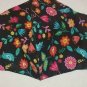 Homemade Face MASK Fabric Cloth  Reusable Reversible flowers-birds pocket filter