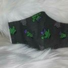 Homemade Face MASK- Fabric Cloth  Reusable Reversible Washable kids mask Hulk