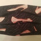 Homemade Face MASK- Fabric Cloth  Reusable Reversible Washable Pink Glitter shoe