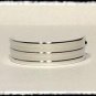 Tie ring bling Halo rhodium tone quality clasp pin tack euro new suit wedding