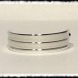 Tie ring bling Halo rhodium tone quality clasp pin tack euro new suit wedding