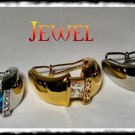 Tie Ring Assesory Euro Bling Jewel Pin Charm Suit Shirt Tie Bling Gift Boxed 24K