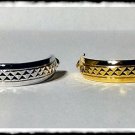 Tie ring bling 18K tone Tribute quality clasp pin tack euro new suit wedding