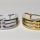 Combo tie ring  charm pendant clip tack bling saddle seat TWO set gold white K