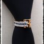 MENS NECK TIE SET RING CLASP CLIP CHARM 24K SAPPHIRE TIE BLING WEDDING GROOM NEW