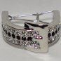 MENS NECK TIE RING  CHARM PENDANT CLIP TACK BLING NEW ONYX STAINLESS CUFF LINKS