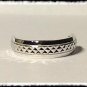 Tie ring bling tribute rhodium tone quality clasp pin tack euro new suit wedding