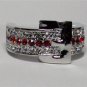 New Ruby NECK TIE RING cuff link set PENDANT CLIP TACK EURO TIE BLING AUTHENTIC