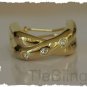 MENS NECK TIE SET RING CLASP CLIP CHARM 24K SADDLE SEAT TIE BLING AUTHENTIC NEW