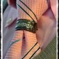 Tie bling ring Swarovski chaton tungsten new Bracer euro tie clasp clip tack