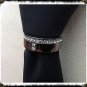 Mens neck tie ring tungsten tone Presidents Tie Bling clip tack saddle seat reed