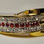 24K tie bling ring wedding prom new style ruby Christmas gift New year cuff