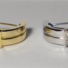 MENS NECK TIE RING CLASP CHARM TACK PIN EURO T BOSS WEDDING GROOM GIFT GOLD NEW