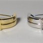 MENS NECK TIE RING CLASP CHARM TACK PIN EURO T BOSS WEDDING GROOM GIFT GOLD NEW