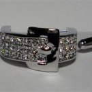 MENS NECK TIE RING cuff link set PENDANT CLIP TACK EURO NEW TIE BLING AUTHENTIC