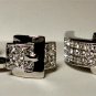 MENS NECK TIE RING cuff link set PENDANT CLIP TACK EURO NEW TIE BLING AUTHENTIC