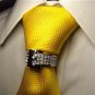 MENS NECK TIE RING cuff link set PENDANT CLIP TACK EURO NEW TIE BLING AUTHENTIC