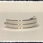 Tie ring bling Halo rhodium gold set of 2 quality clasp pin tack euro new saddle