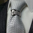 Cufflinks RARE groom dress euro stones two toned new stainless Tie Bling ring