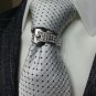 Cufflinks RARE groom dress euro stones two toned new stainless Tie Bling ring