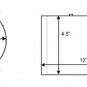 Poly Reservoir 4.5&acirc;�&sup3; x 13&acirc;�&sup3; 3 Quart 3 Holes